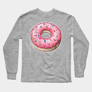 Reva prisma donut emoji Long Sleeve T-Shirt